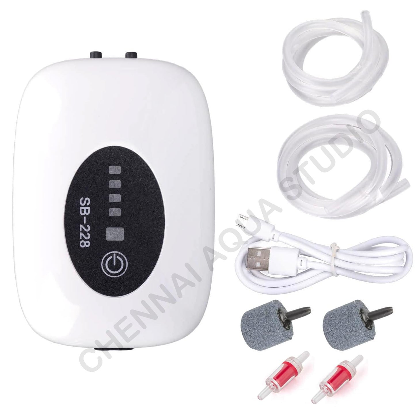 SOBO AC/DC 2 Way AIR Pump for Aquarium SB-228 2W