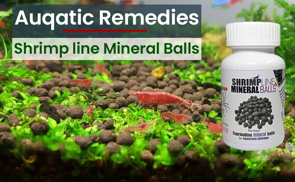 Aquatic Remedies Shrimp Line Mineral Balls For Aquarium Shrimps(90G)