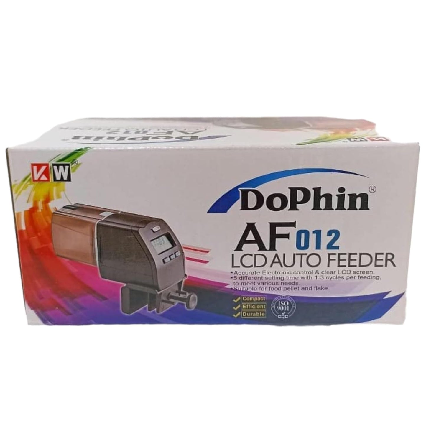 DOPHIN LCD Screen Automatic Fish Food Feeder for Aquarium (Model: AF 012)