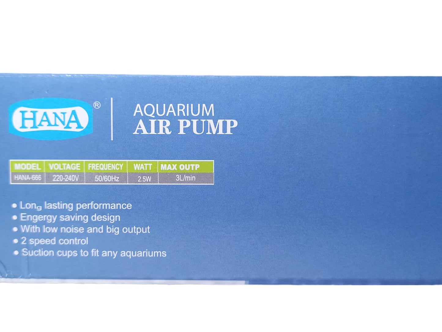 Aquarium Air Pump HANA-666