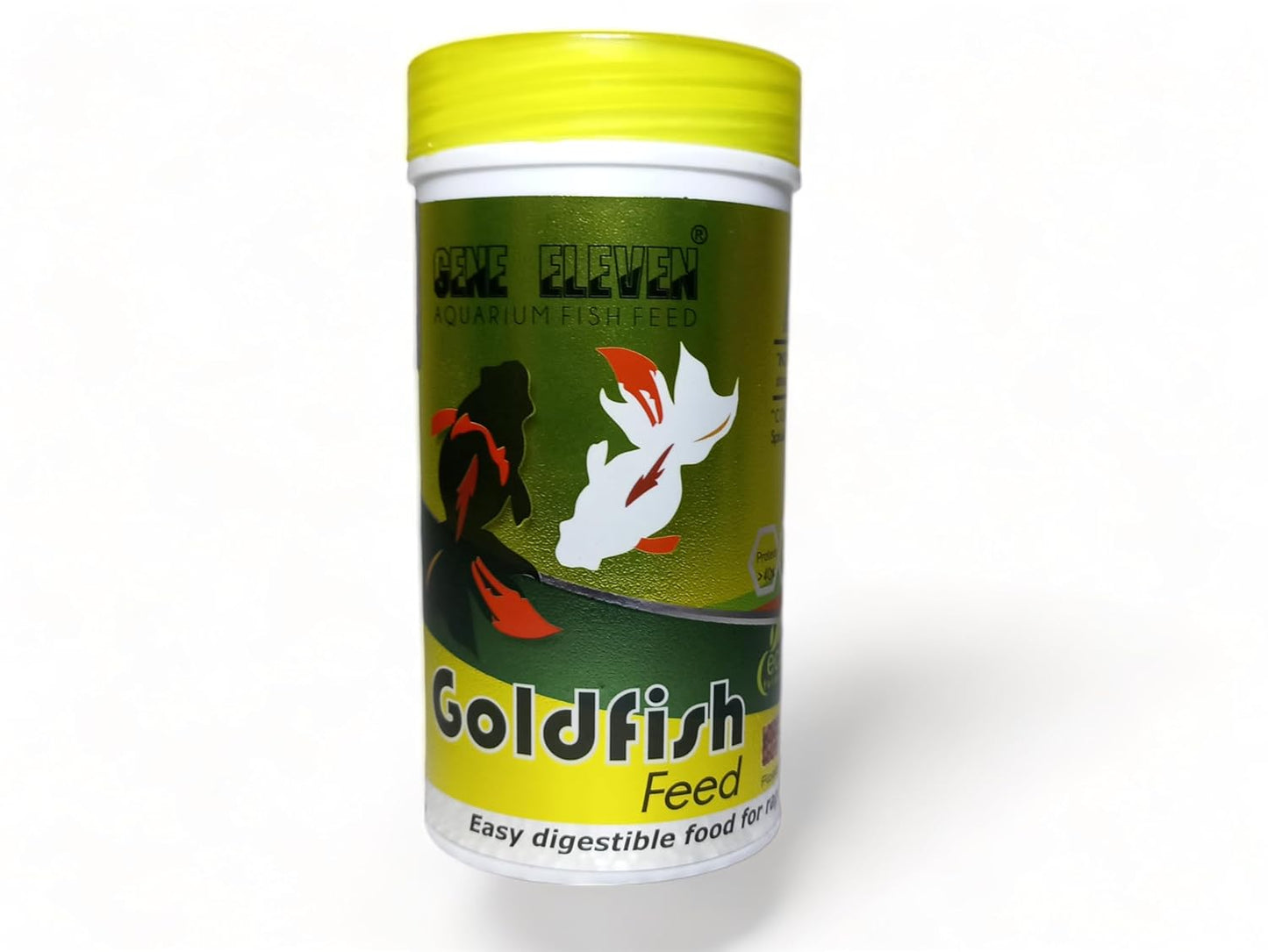 Gene Eleven Aquarium Fish Food Goldfish Feed (100g Pack of 2) Floating pellets