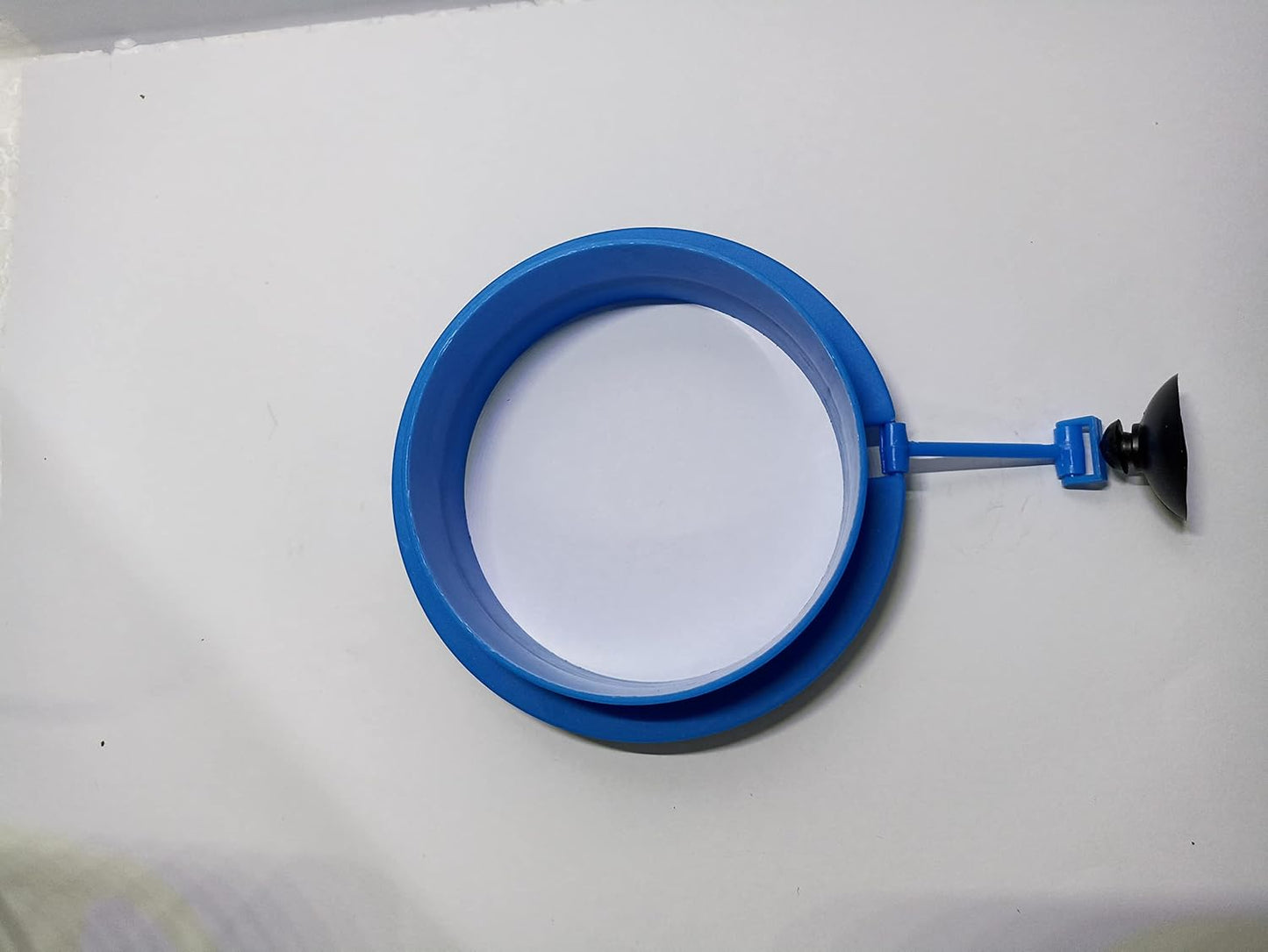 Aquarium Floating Fish Feeding Tray (Round) Ring with Suction Cup Include (Size: 10cm)