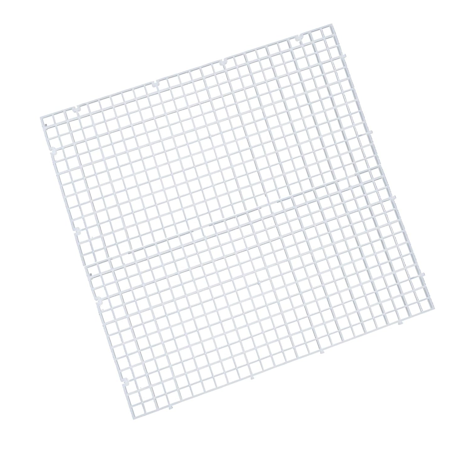 Aquarium Fish Tank Divider Plastic Egg Crate Aquarium Filter Bottom Tray Grid Isolation Board Partition Net Pane Separator size 30cm (pack of 6)