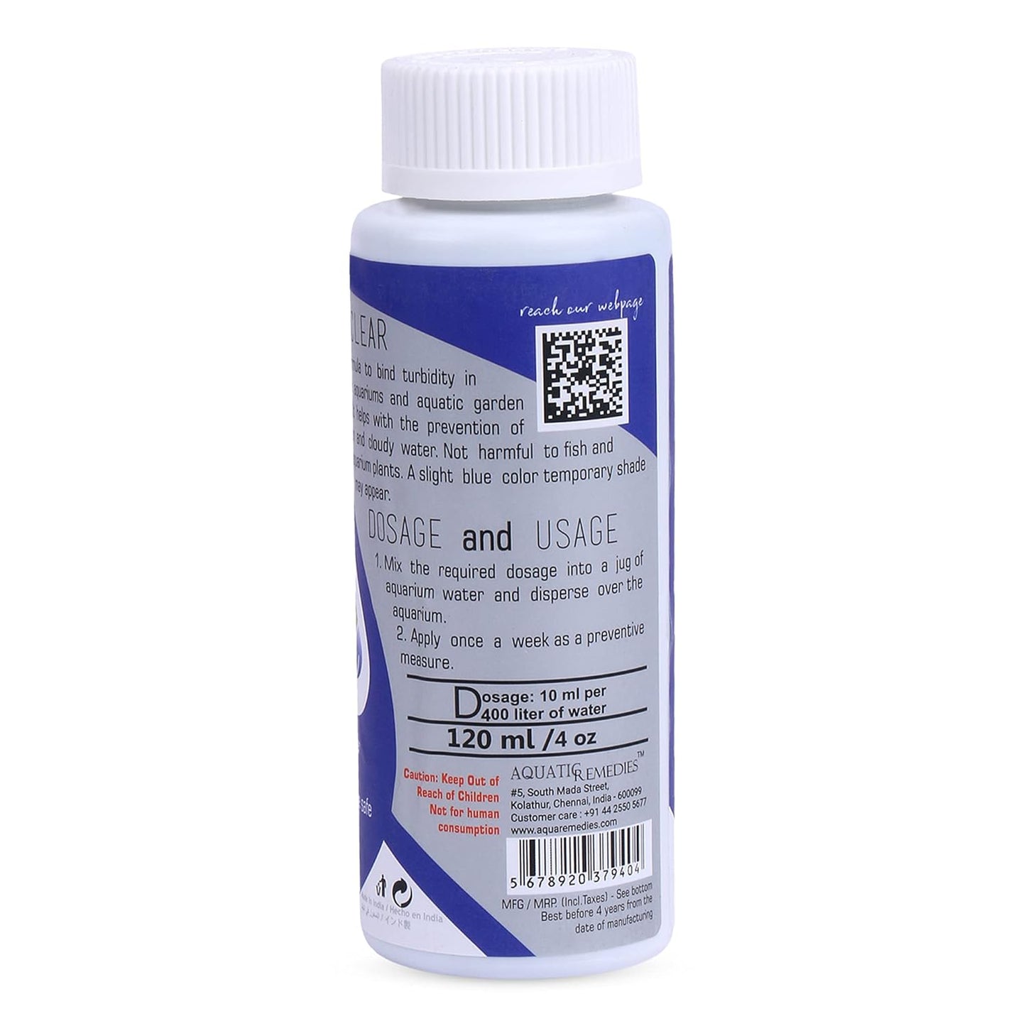 Aquatic Remedies Aquaria Clear, 120 ml