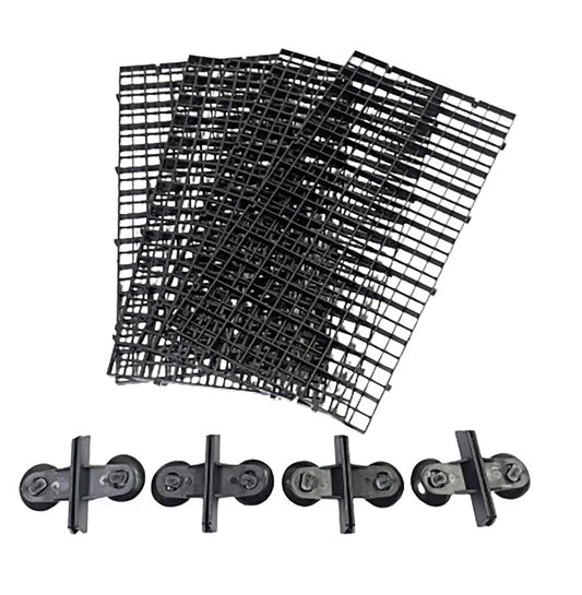 MR TRADERS Aquarium Egg Divider Black Color(Pack Of 4)/ Plastic/Suction Cup(4 Pcs)