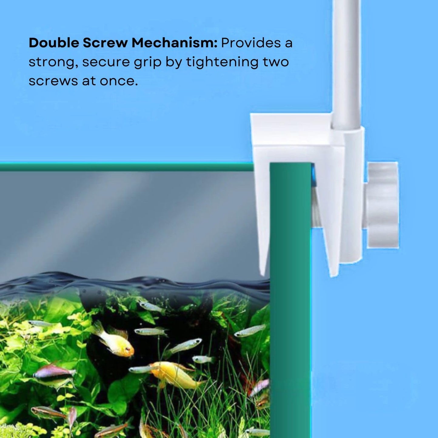 RS-S Series Aquarium Light Set Up for Fish Aquarium (Round, Blue+White RS-S80)