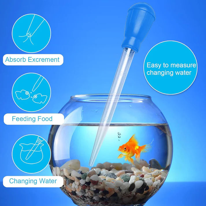 Aquarium Manual Water Changer (Blue)