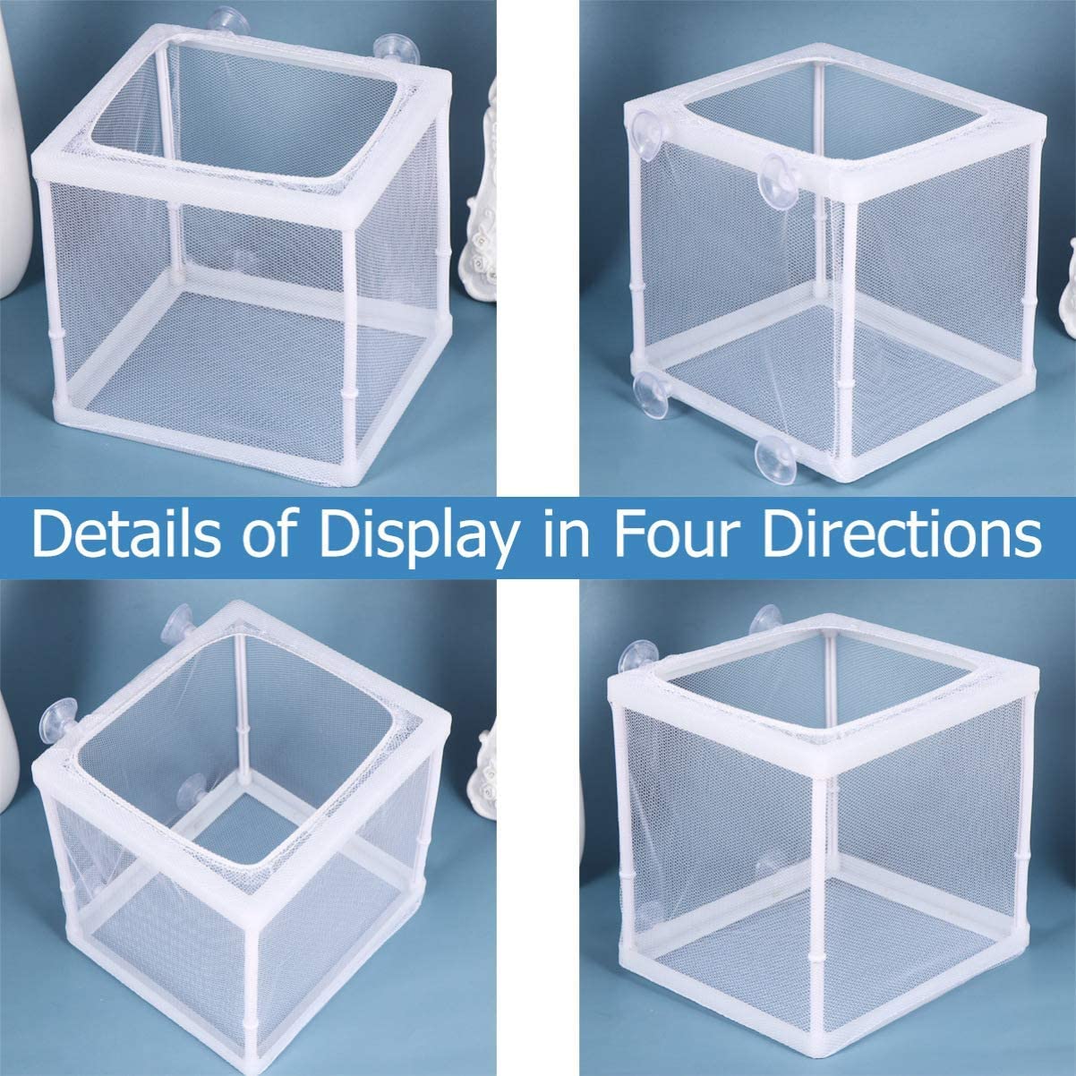 Boyu Aquarium Fish Breeding, Isolation, Hatchery Box for Fish Fry Net (Small (NB-3201)