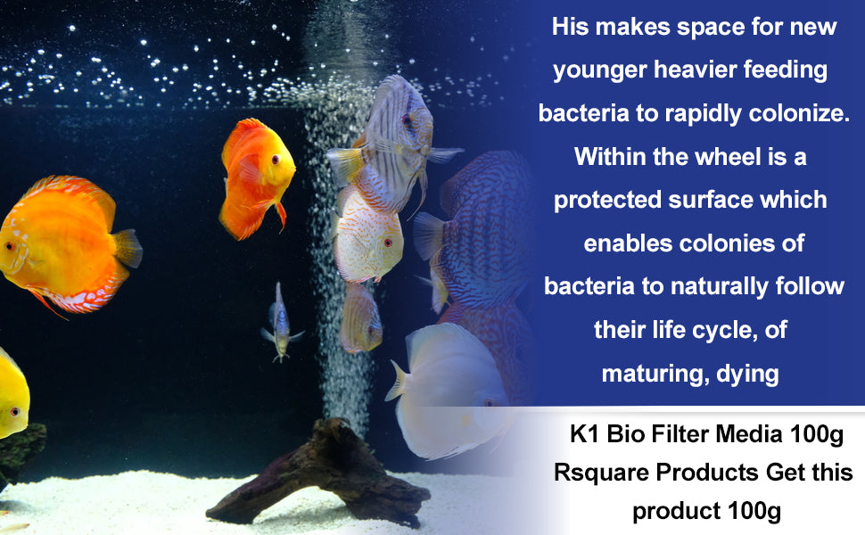 K1 Bio Filter Media  Size : 1 Ltr   (Approx 400-500 Pieces)