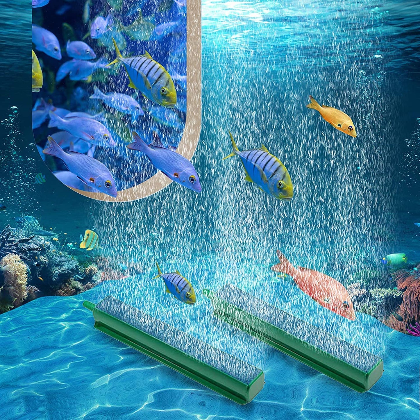 Air Stone Line for Aquarium (6 Inches) 1 Quantity  with Free 2 Meter Airtube