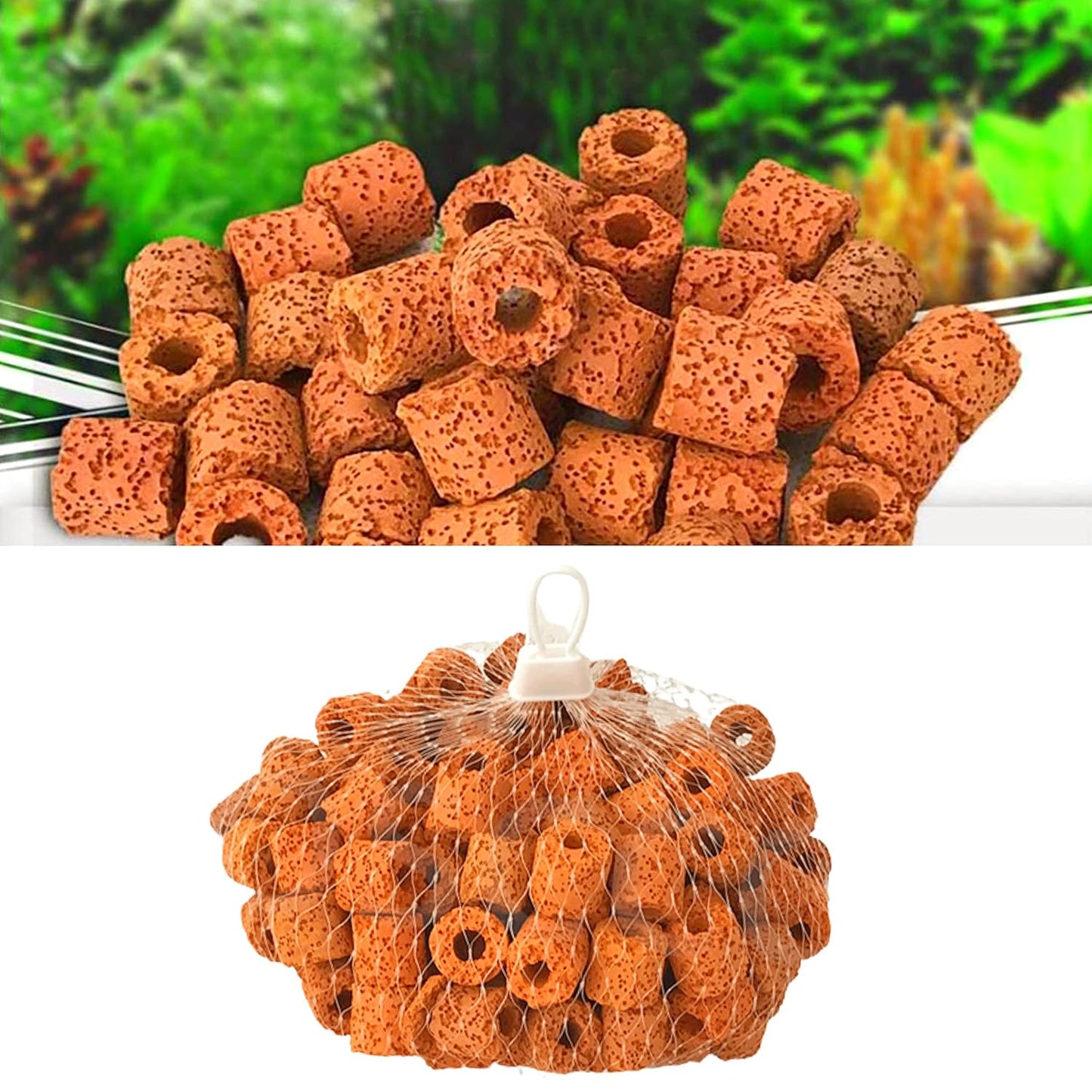 Aquarium Filter Media Red Ceramic Ring