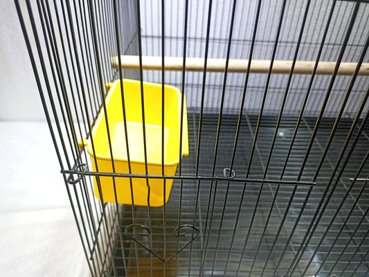 MR TRADERS Bird Drinker Feeder Yellow Large (Pack of 2)