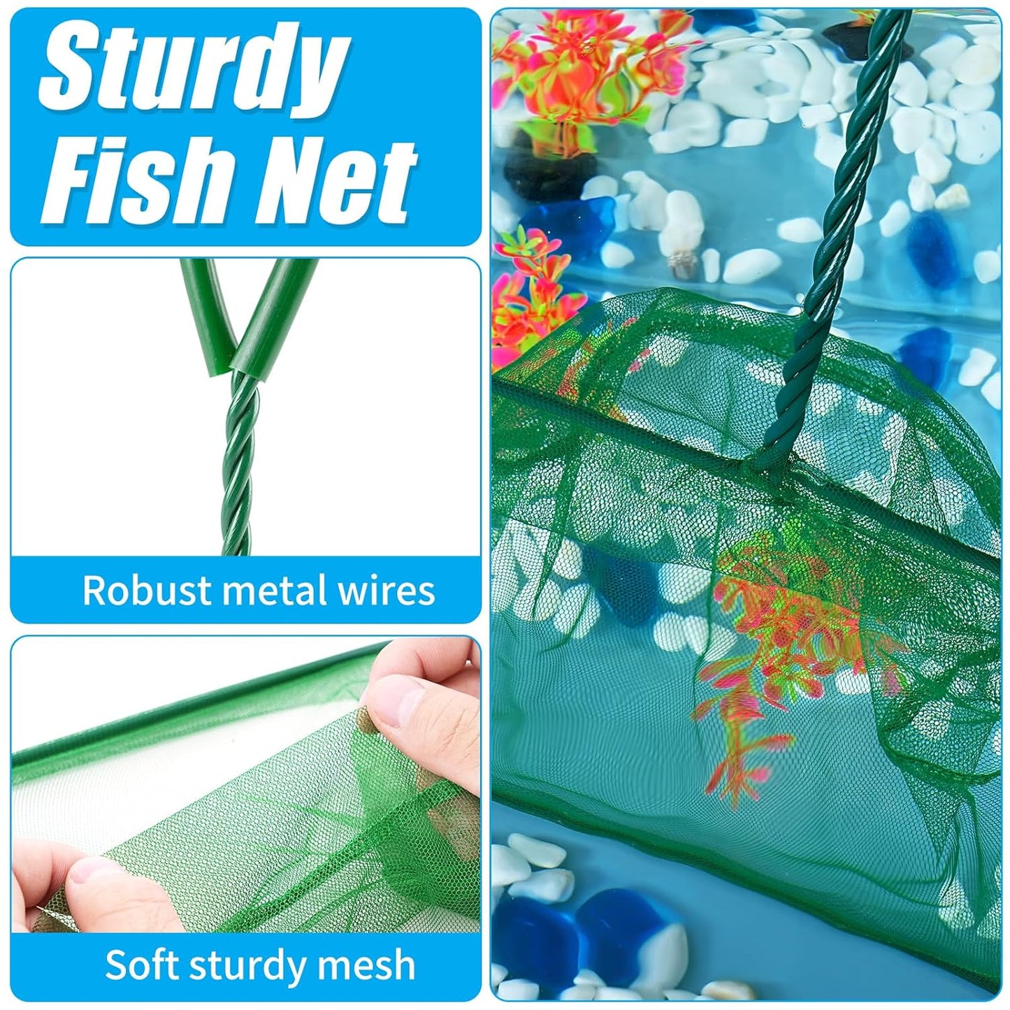 Durable Nylon Mesh Aquarium Fish Net