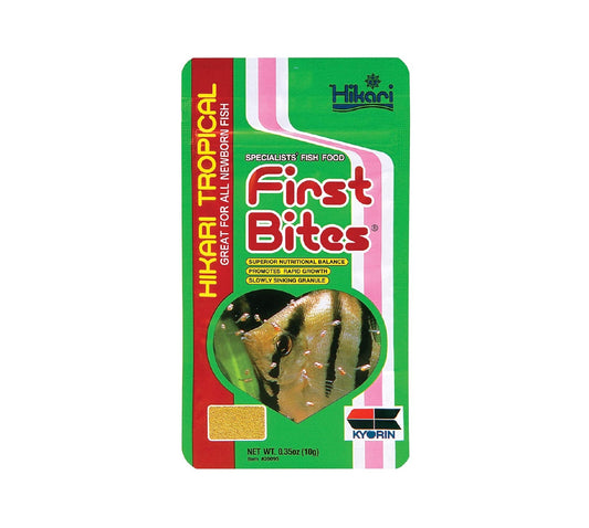 Hikari First Bites (10 grams) Aquarium Fish Food for All Newborn Fish (EXP 2028)