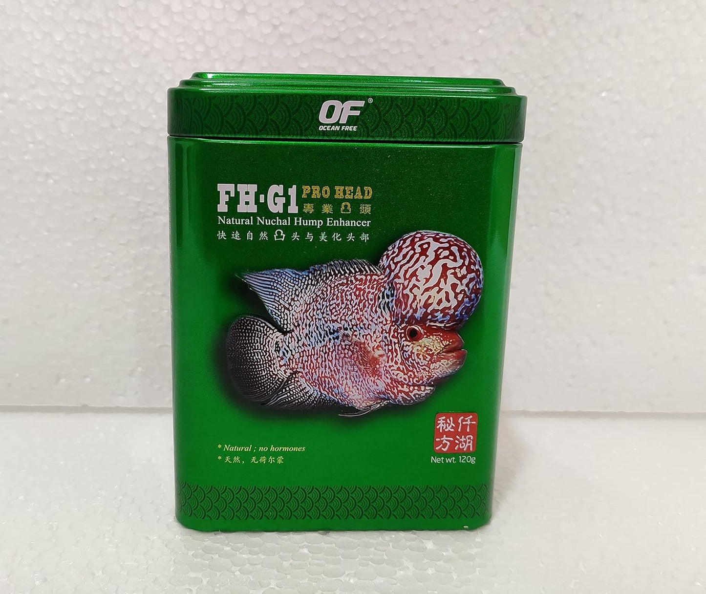 Ocean Free FH-G1 Pro Head (120 g) Aquarium Flowerhorn Fish Food