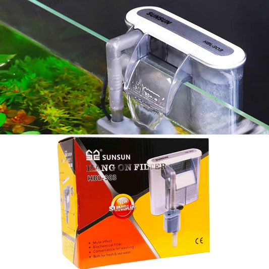 SunSun HBL 303 Hang On Filter Power : 3W | Flow : 350L/H