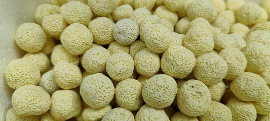 Yellow Ceramic Ball Bio Porous Filter Media Biological Aquarium Filter Bacteria Materials 250gm