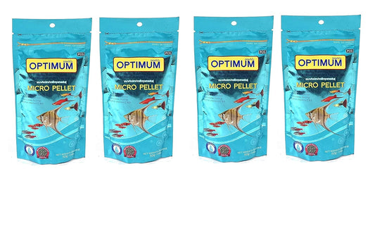 Optimum Micro Pallets Fish Food, 50 GMS (Pack of 4)
