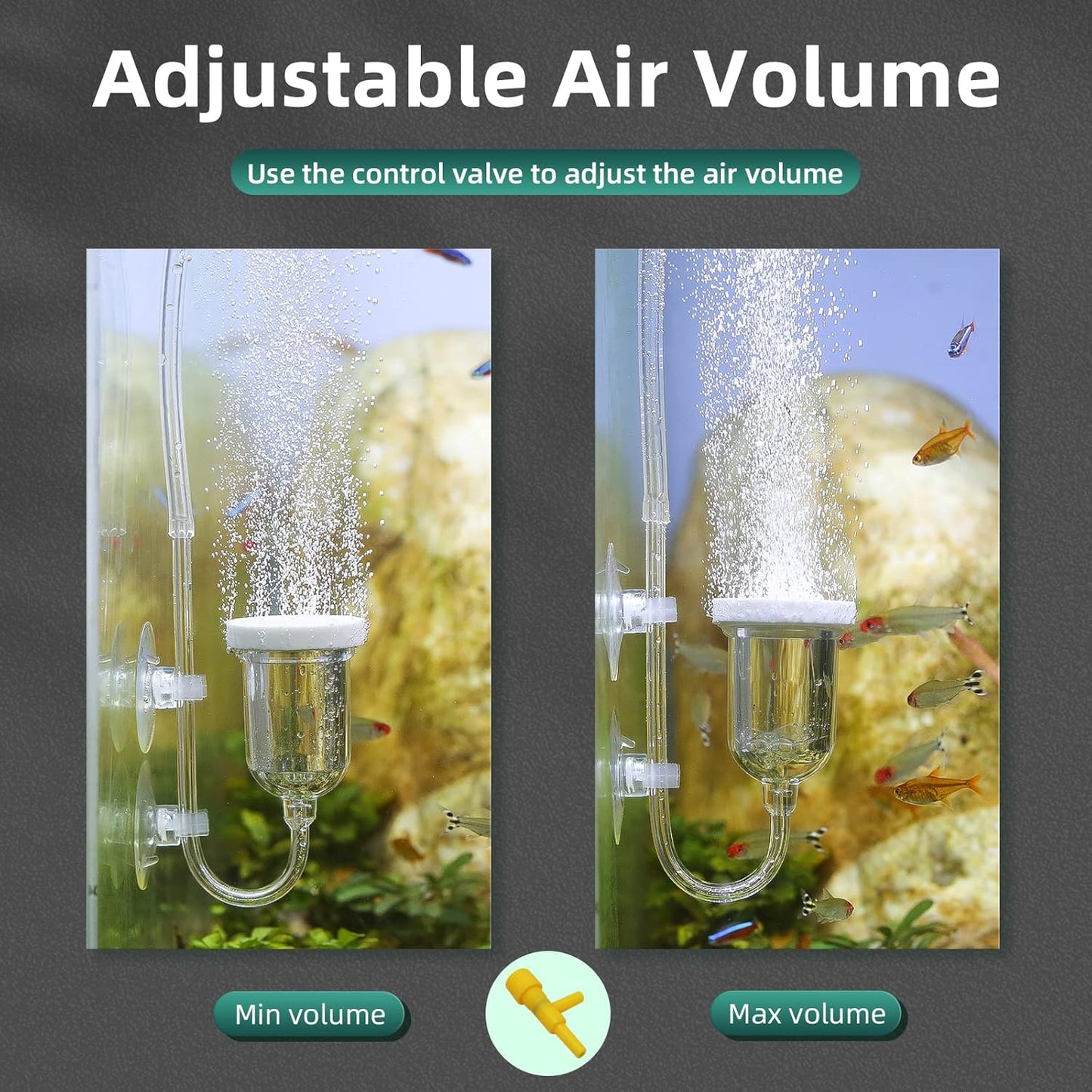 Air Stone For Aquarium Air Diffuser Work In Air Pump(It's Not Co2 Difuser)