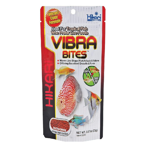 Hikari Tropical Vibra Bites Dry Baby Fish Feed (73g)
