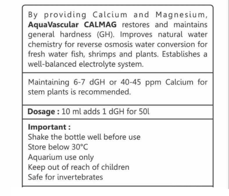 Aquavascular CalMag 250ml