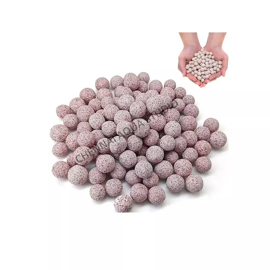 Aquarium Filter Media Red Ceramic Nano Ball with Free Mesh Bag 500GM