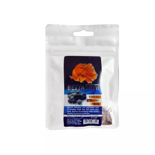 Betta Survive Mineral Releasing Balls Pack Of 10 Aquatic Remedies