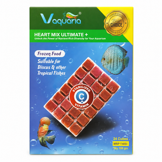 V Aquaria Heart Mix Ultimate Frozen Feed 100g