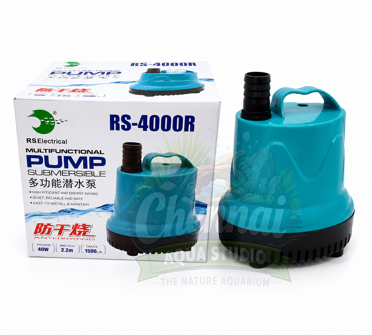 RS Electrical RS-4000R Submersible pump for Fish Tank