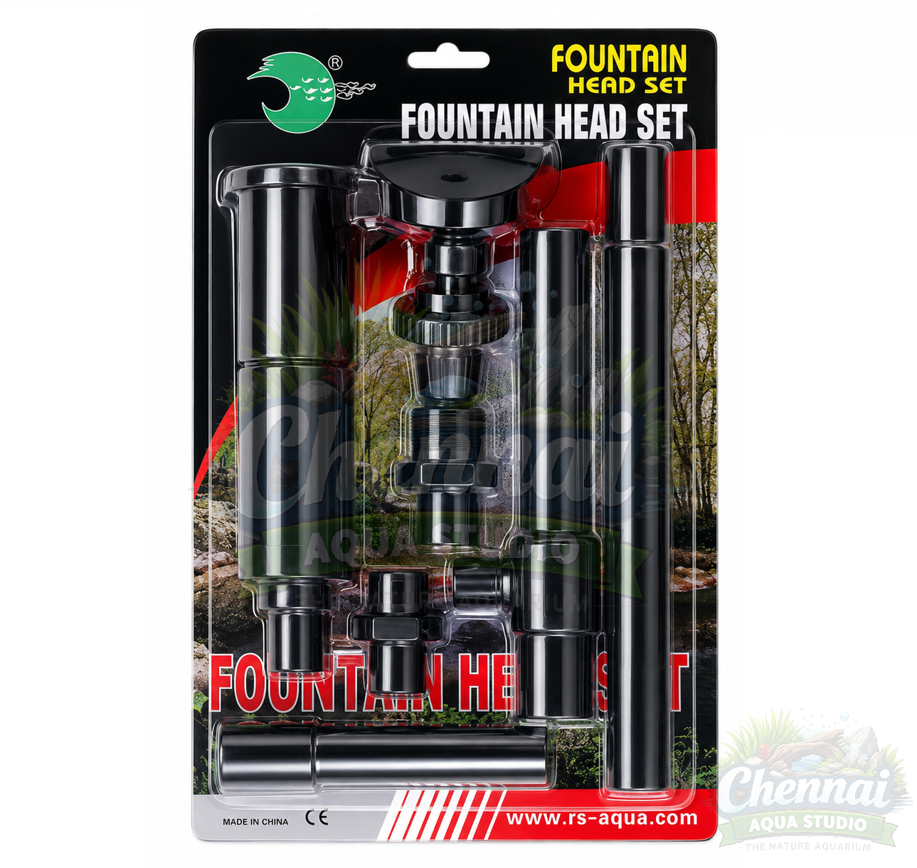 RS Electricals Fountain for Fish Tank, Gardening Fountain Kit with Head Set Sprinkler(RS1400/1600/1800/2200/4200/5100/5200/6100/6200/7100/7200) (Large)