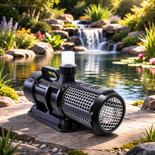 Sunsun SuperEco CET-35000 450W Pond Pump Filter Pump with 32000l/h Flow Rate and 10m Cable