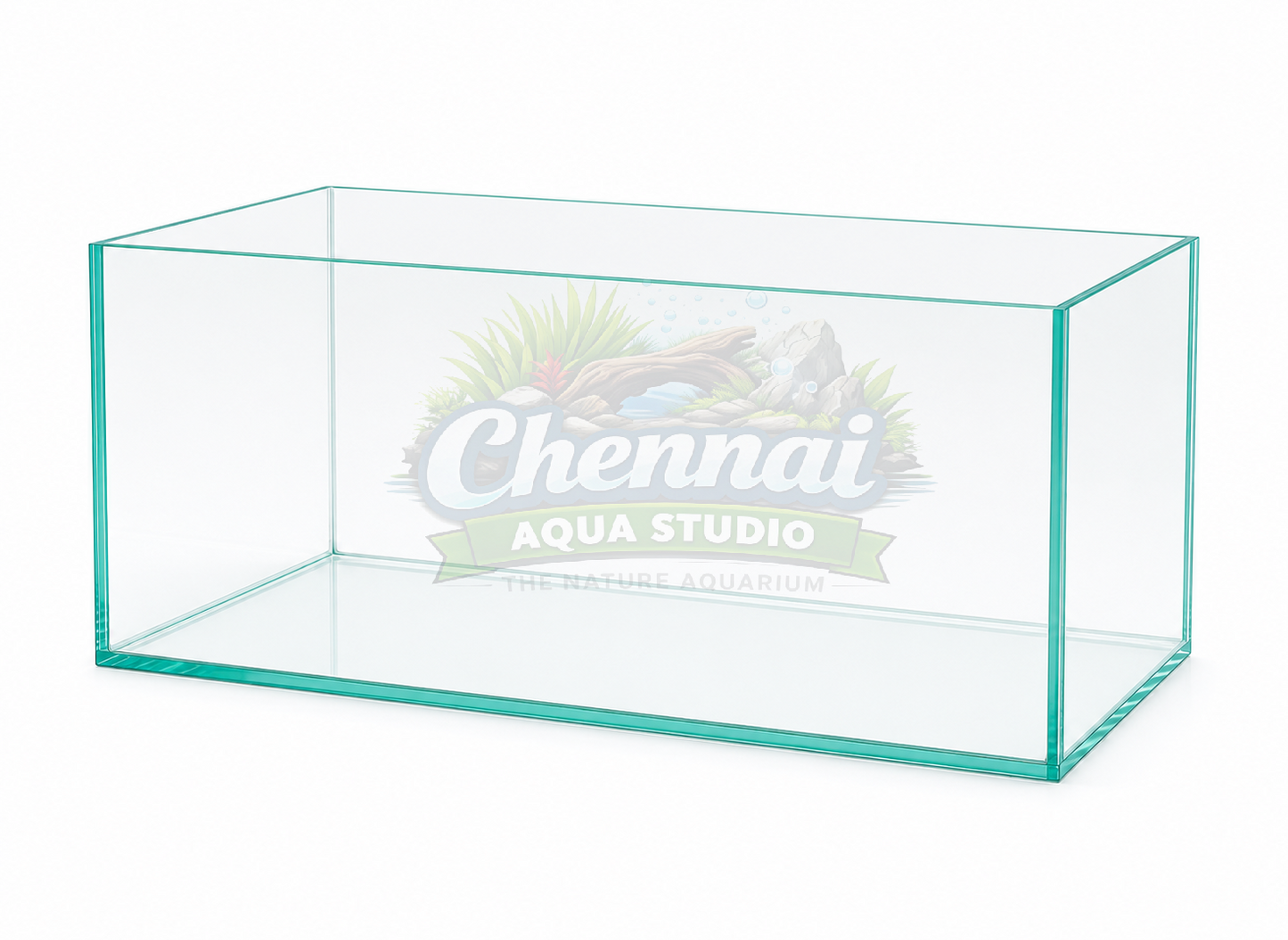 High Quality Ultra Clear Seamless Glass Aquarium Tank – 90cm All Sides Premium Fish Tank 10mm Glass