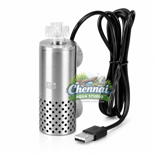 Wyin Aqua Surface Oil Skimmer | USB Powered | Mini Aquarium Surface Cleaner (Adapter Not Included)