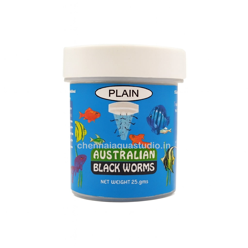 Australian Black Worms Plain 25g