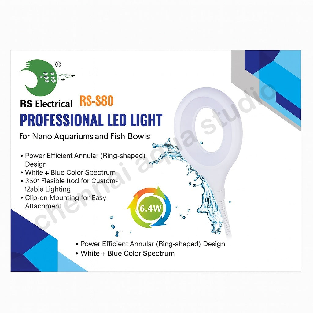 RS Electrical RS-S60 LED Lamp 4W  Oval, Blue+White