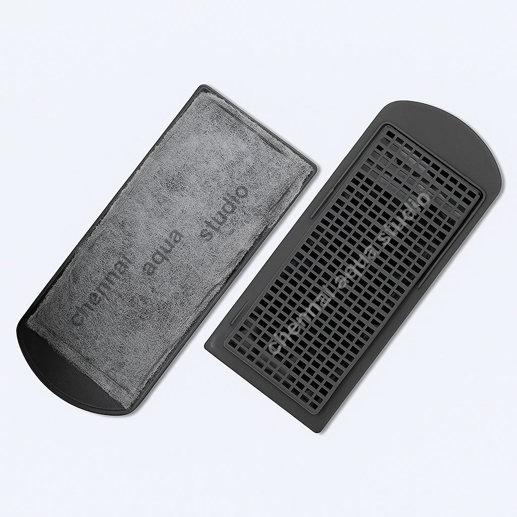 SUNSUN HBL Replacement Filter Plate with Activated Carbon Bio Media Biochemical Sheet (filter pad) pack of 2