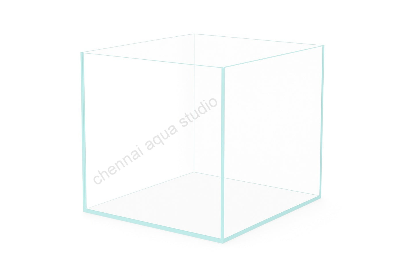 High Quality Ultra Clear Seamless Glass Aquarium Tank – 30cm All Sides Premium Fish Tank (Cube tank)