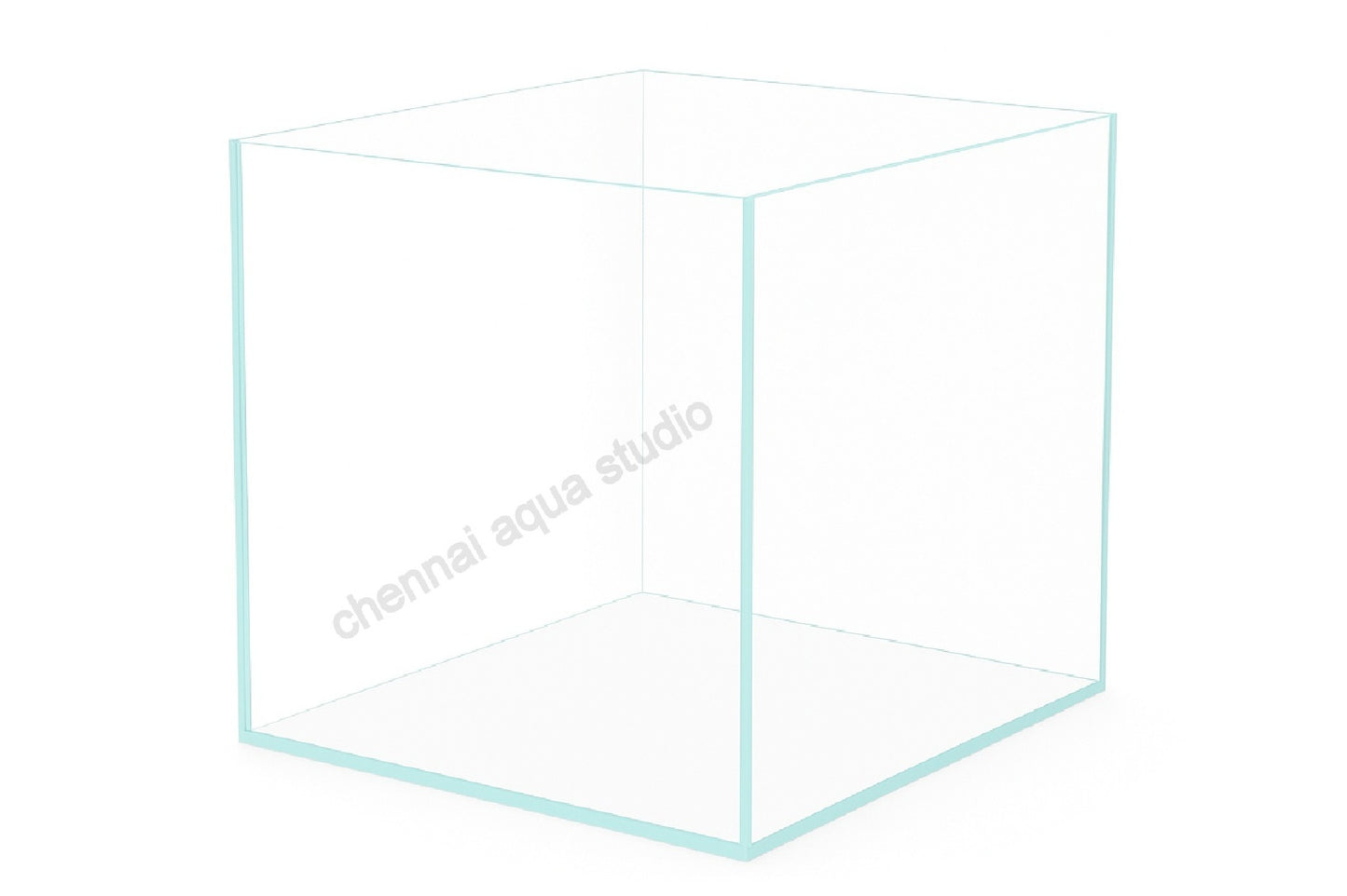 High Quality Ultra Clear Seamless Glass Aquarium Tank – 40cm All Sides Premium Fish Tank (Cube tank)