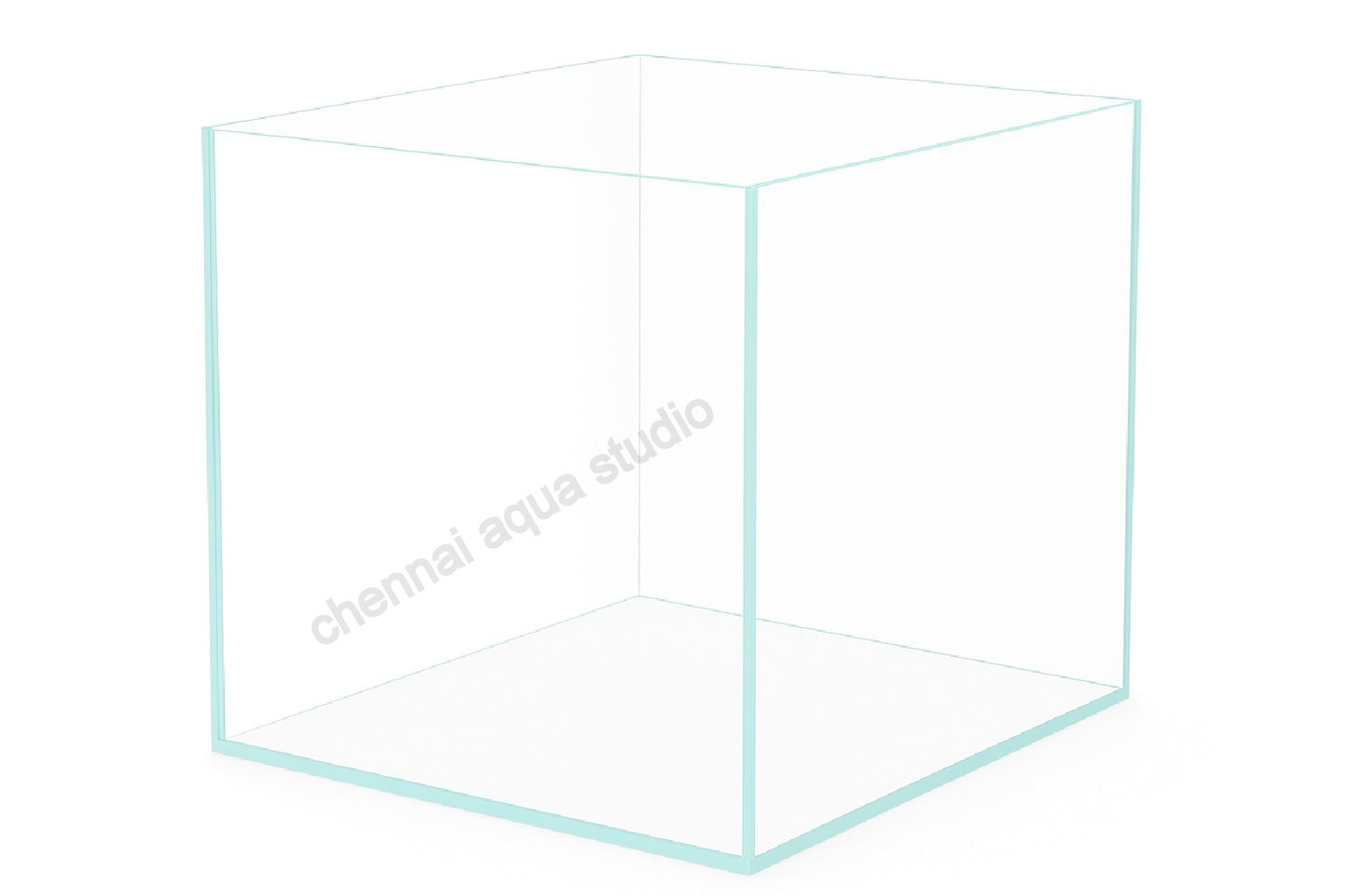 High Quality Ultra Clear Seamless Glass Aquarium Tank – 35cm All Sides Premium Fish Tank (Cube tank)