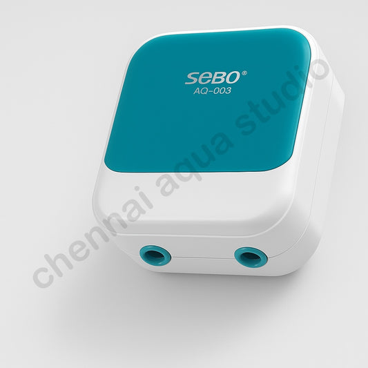 SOBO AQ-004 Silent Aquarium 2 way Air Pump | Compact & Efficient Oxygen Supply for Fish Tanks
