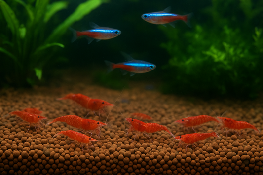 Aqua Clean Balls 2MM – Brown Aquarium Substrate (1Kg) | Crystal Clear Water & Safe for Fish