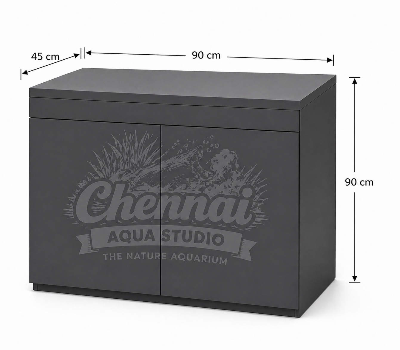 Luxury 3FT Aquarium Cabinet – Premium Finish Fish Tank Stand (90x45x90cm)