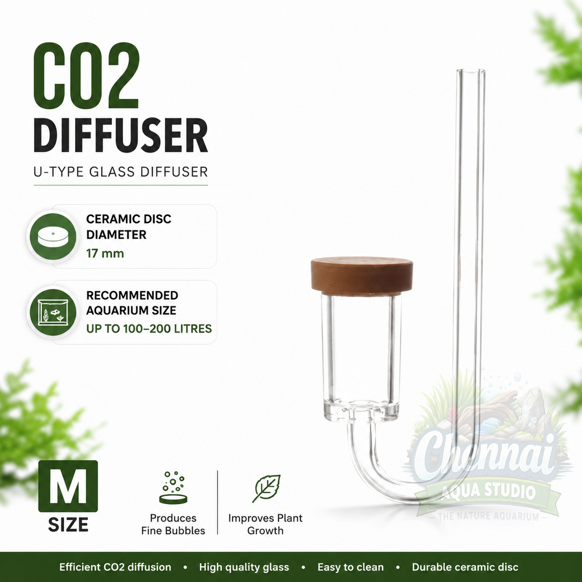 Premium CO₂ Aquarium Diffuser