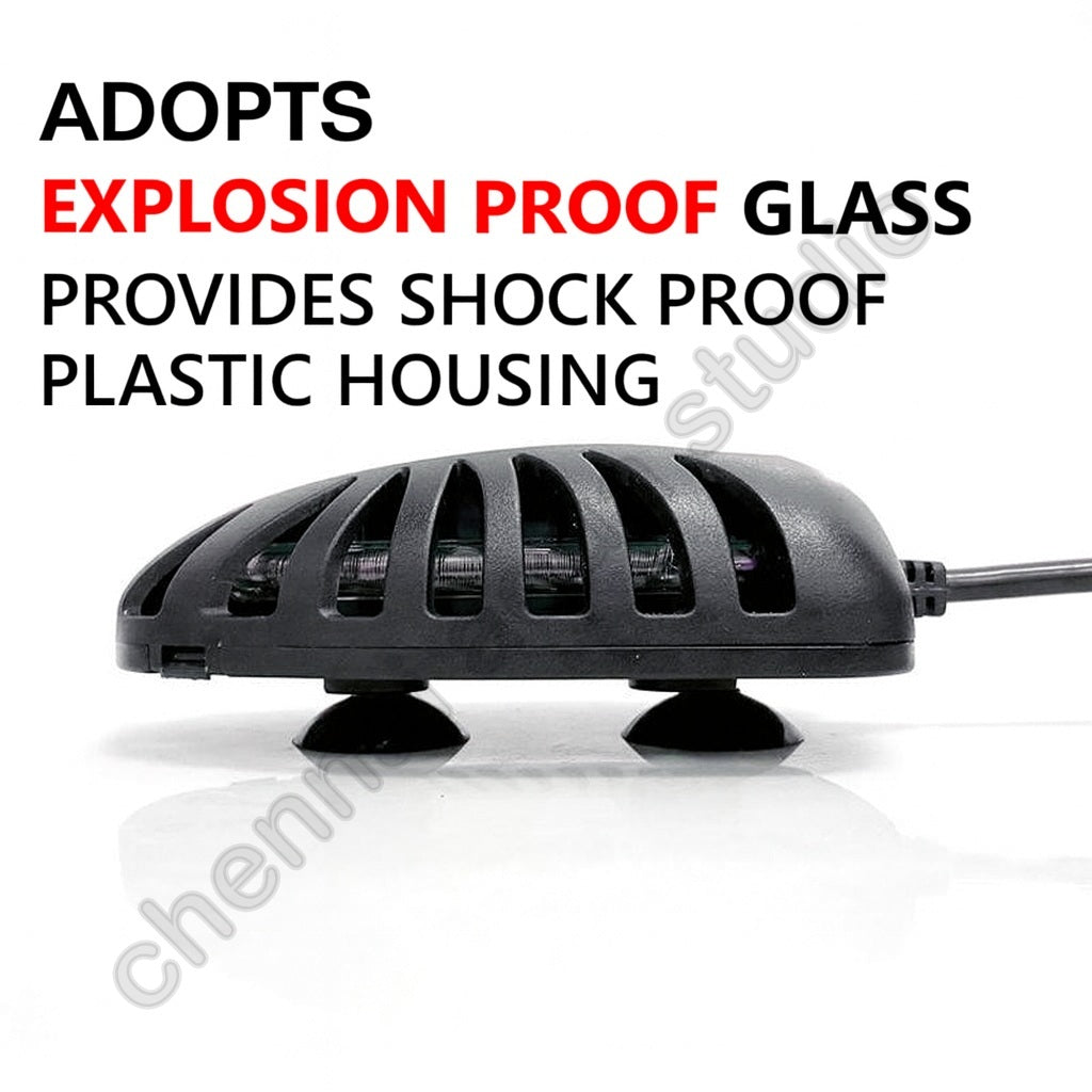 RS Electrical 100W Aquarium LED Heater RS-691 LED Digital Display Quartz Subminiature Design Heater | LED Digital Heater for Fish Turtle Tank Aquarium Temperature Heater