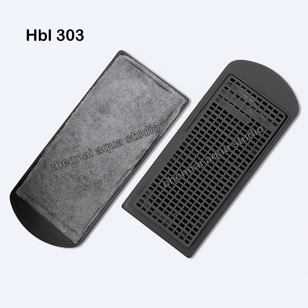 SUNSUN HBL Replacement Filter Plate with Activated Carbon Bio Media Biochemical Sheet (filter pad) pack of 2