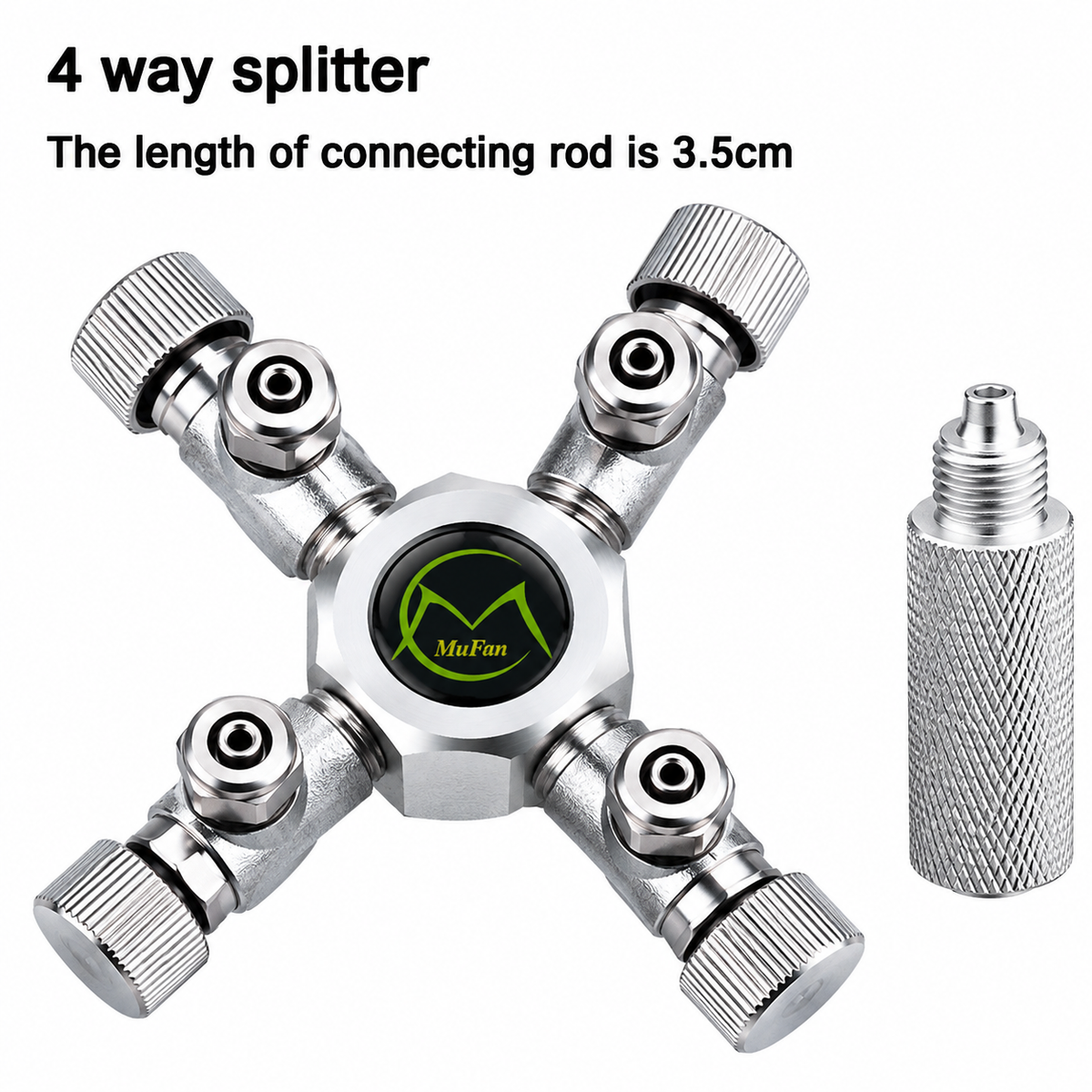 Mufan CO2 Splitter with needle Valve | 2 Way | 3 Way | 4 Way | 6 Way