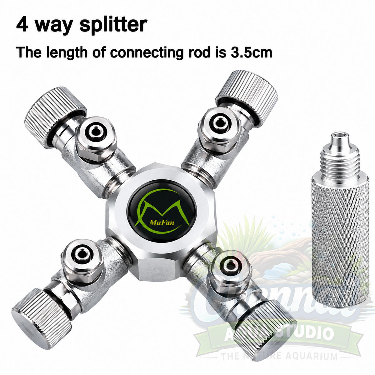 Mufan CO2 Splitter with needle Valve | 2 Way | 3 Way | 4 Way | 6 Way