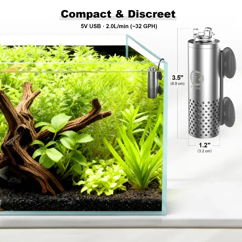 FZone Aquarium Mini Electric Surface Skimmer