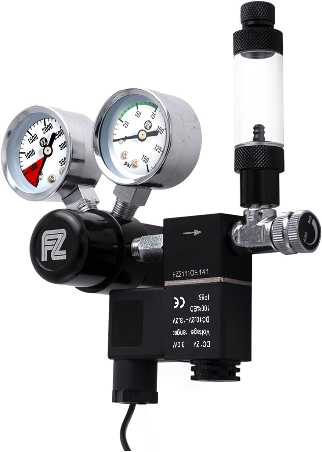 Fzone Single Stage Big Gauge CO2 Regulator