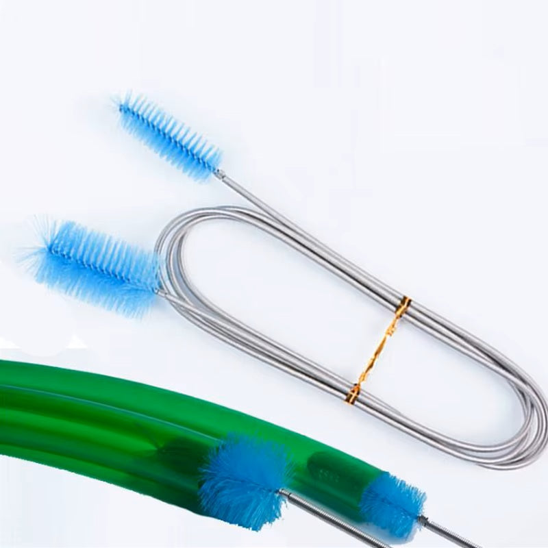 Fish Tank Water Pipe Cleaning Brush Filter Bucket Inlet and Outlet Water Pipe Cleaning Brush